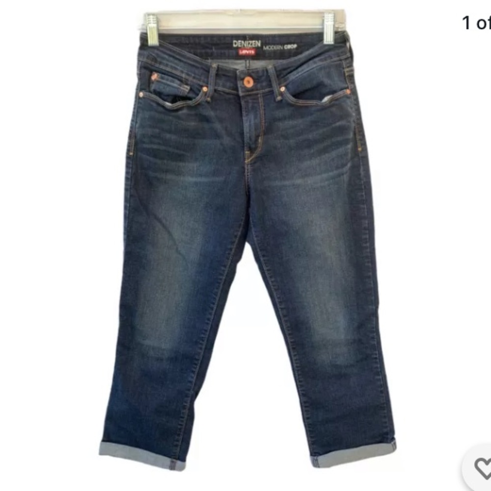 Levi's Denizen Modern Crop Stretch Denim Jeans